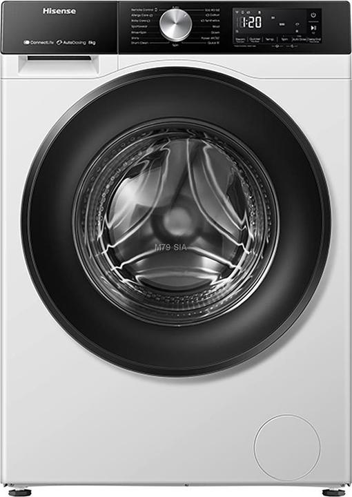 Hisense WF3S8045BW3 Waschmaschine Stand 8 kg 1400 U/Min Weiss (8 kg, Links)