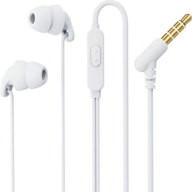 Actual product image Remax Earphones RM-518, 3.5mm jack, 1.2m (white)