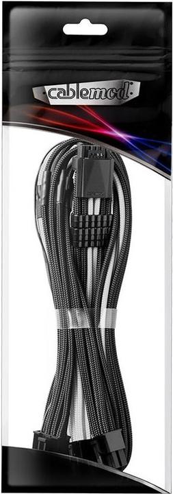 Produktbild CableMod C-Series Pro ModMesh 12VHPWR auf 3x PCI-e Kabel für Corsair - 60cm, schwarz/weiss