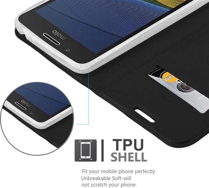 Actual product image Cadorabo Book Classy Style Cover (Motorola Moto G5)