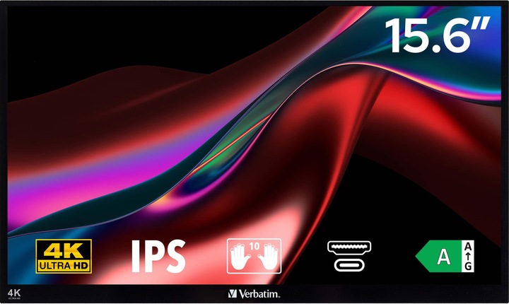 Actual product image Verbatim PMT-15-4K (3840 x 2160 Pixels, 15.60")