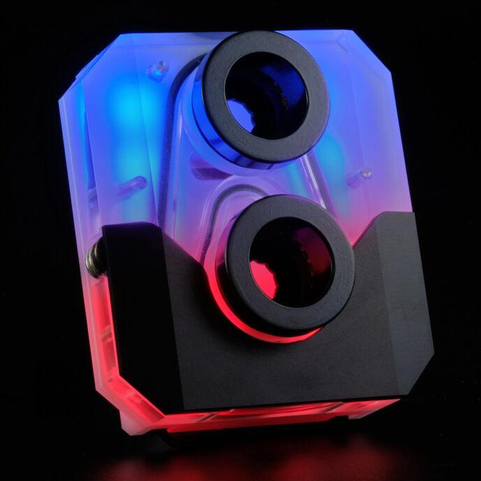 Actual product image Phanteks Glacier EZ-Fit 450CPU CPU water cooler, RGB - black