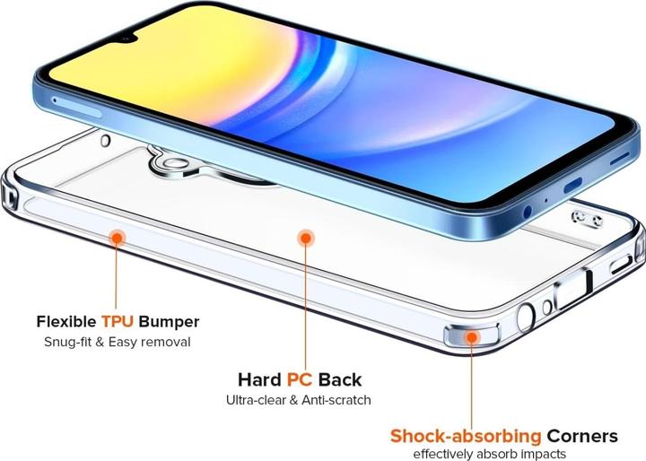 Immagine prodotto Screenguard Custodia ibrida Samsung Galaxy A15 5G SuperClear (Samsung Galaxy A15 5G)