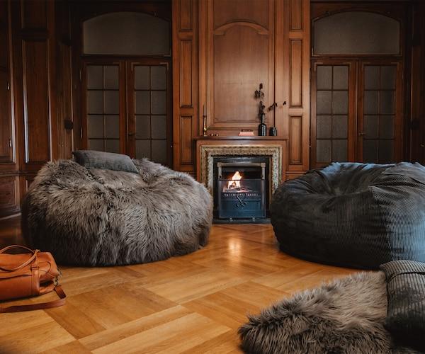 Produktbild vetsak Beanbag Flokati