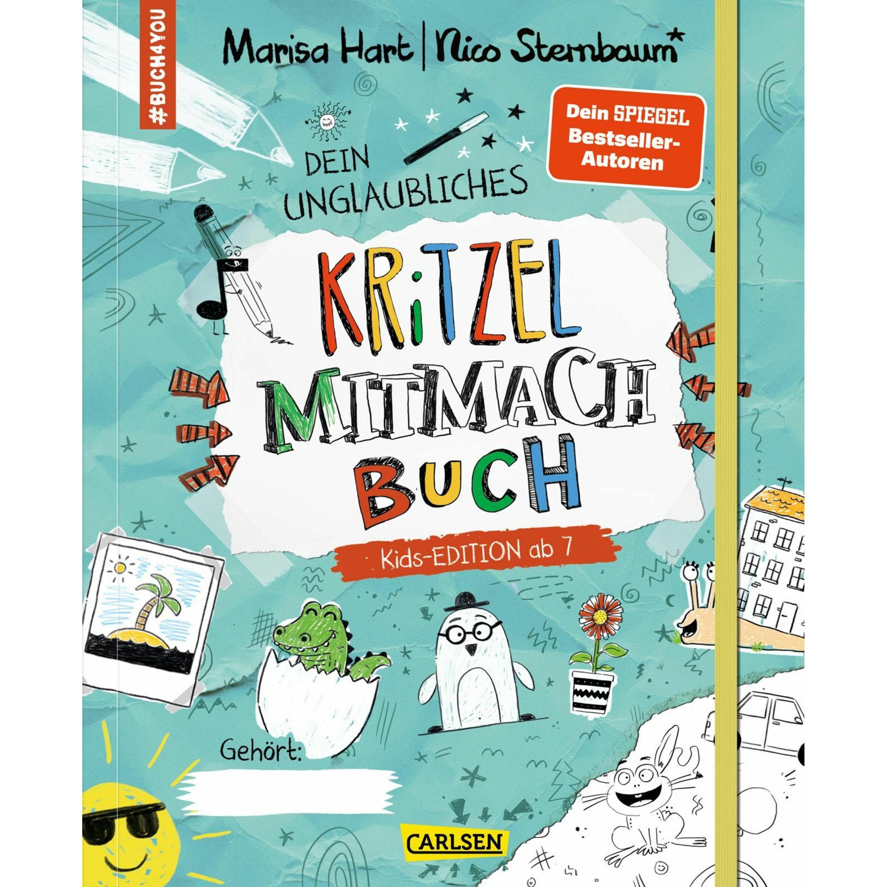 #buch4you: Dein unglaubliches Kritzel-Mitmach-Buch, Kinderbücher von Marisa Hart, Nico Sternbaum