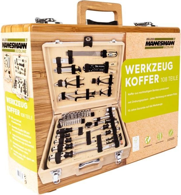 Image du produit Mannesmann Boîte à outils (108 pièces)
