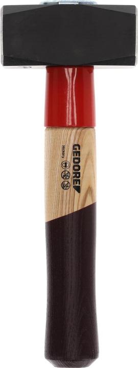 Produktbild Gedore 620 H-1250 Fäustel ROTBAND-PLUS mit Hickorystiel, 1250 g (1250 g)