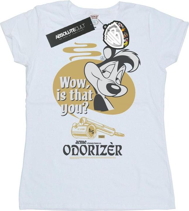 Actual product image Looney Tunes Womens/Ladies Pepe Le Pew Odorizer Cotton T-Shirt (L)