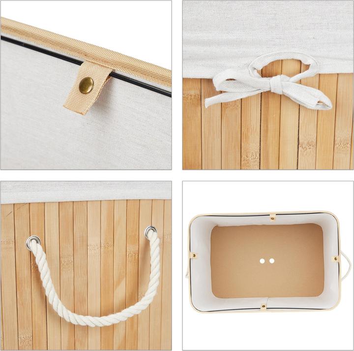 Actual product image Relaxdays Laundry basket (40 l)