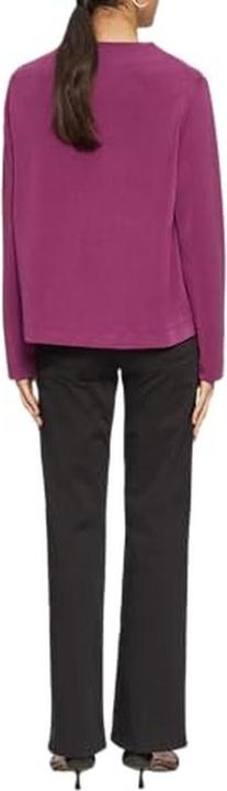 Produktbild s.Oliver Sweatshirt Fliessendes Langarmshirt mit Wasserfall-Kragen (34)