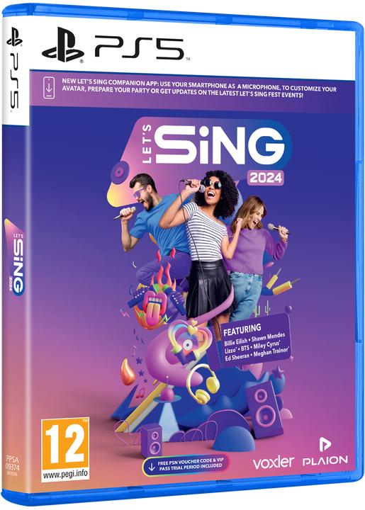 Immagine prodotto Plaion Let's Sing 2024 International Version (PS5, DE, EN, FR, IT)