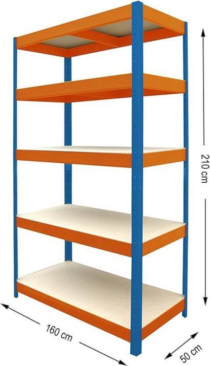 Haushalt STORAGE SHELF 215X160X50CM 400KG