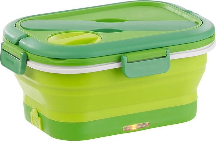 Immagine prodotto Rosenstein & Söhne Scatola da pranzo termica elettrica pieghevole con posate multifunzionali