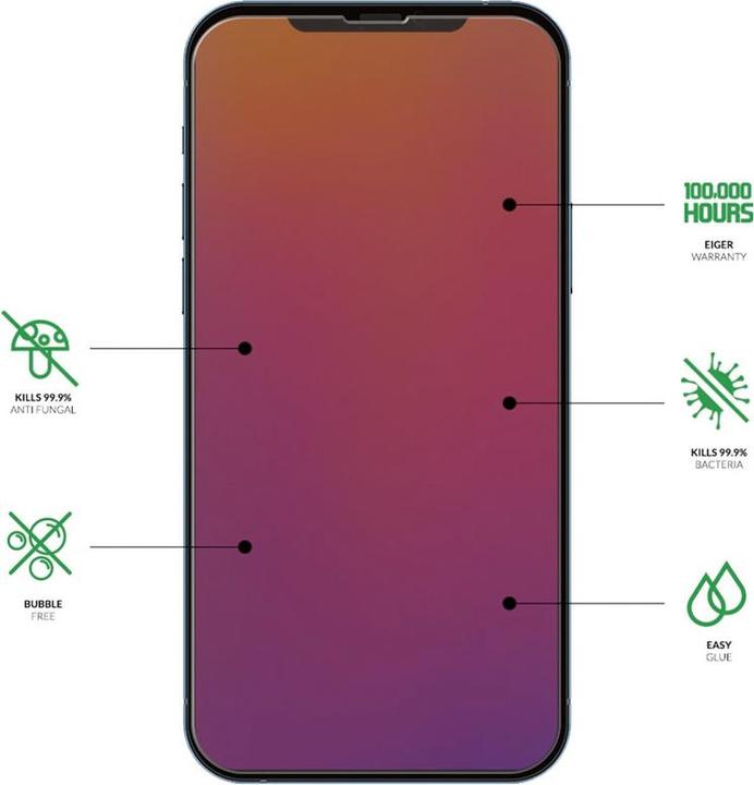 Produktbild Eiger Mountain Glass+ (1 Stk., Apple iPhone 13 mini)