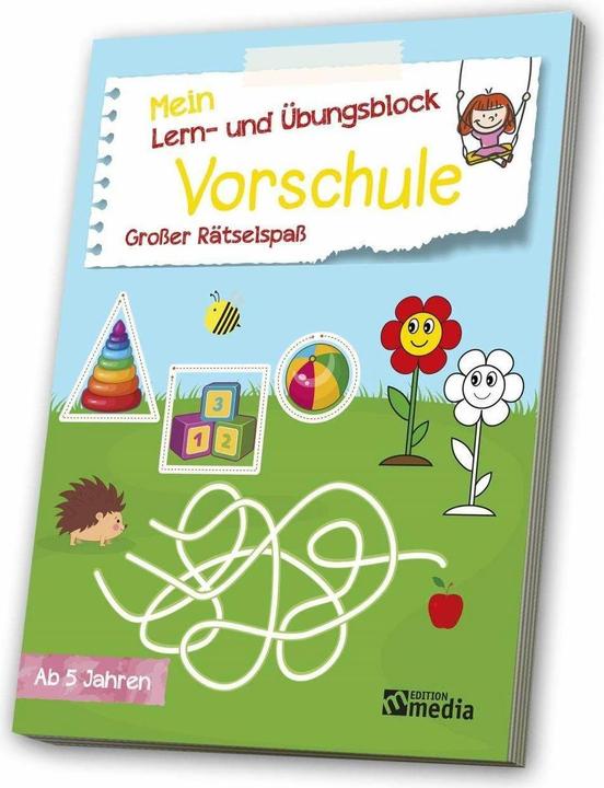 Mein Lern- & Übungsblock Vorschule - Grosser Rätselspass (German, 2020)