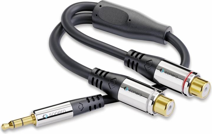 Image du produit Sonero 3,5 mm - 2xCinch (0.25 m, Jack 3,5 mm (AUX), RCA)