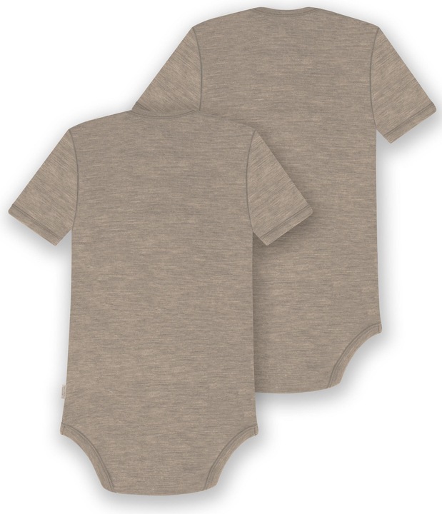 Produktbild Normani 2er Set Baby Merino Body Kurzarm „Tauranga" - 9289 (56)