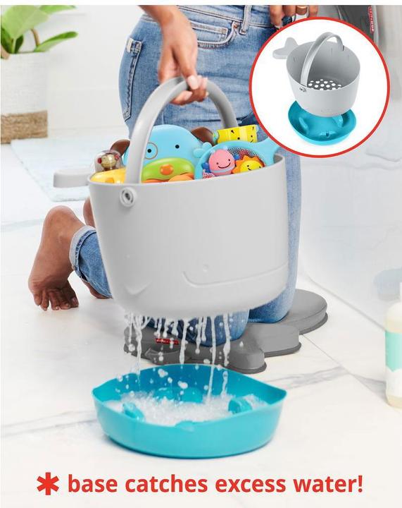 Actual product image Skiphop Moby Bath Bucket with Toy
