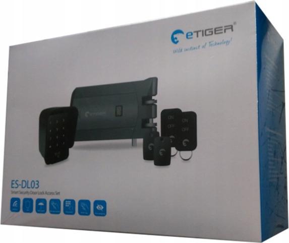 eTiger ES-DL03 Security lock set with keypad IP44 (Electronic numerical code)