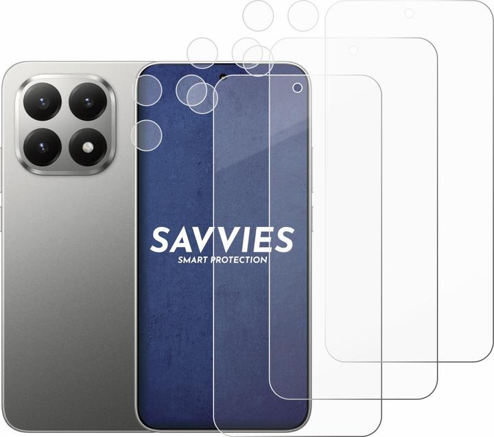 Produktbild Savvies Panzer Schutzglas für Xiaomi 15T (Display+Kamera) Schutzfolie Displayschutz Display Schutz Glas (3 Stk., Xiaomi 15T)