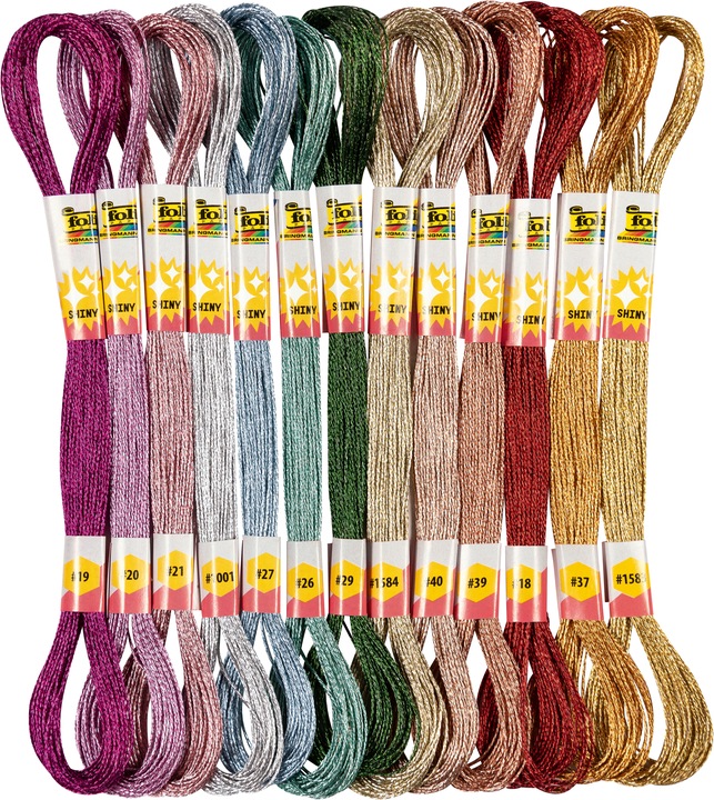 Actual product image Folia Embroidery thread set (8 m)