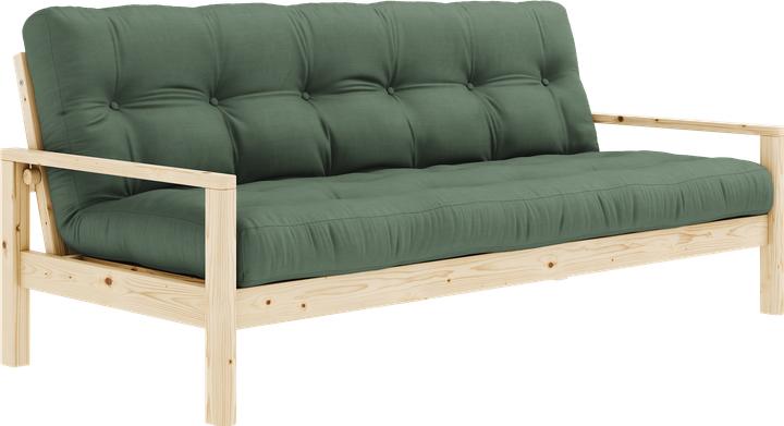 101 Clear Lacquered Pine / 756 Olive Green