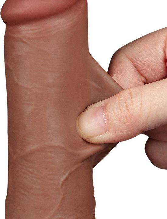 Productafbeelding Lovetoy Skin-Schiebe-Dildo 19,5 cm (Ø 3,6 cm) - Braun