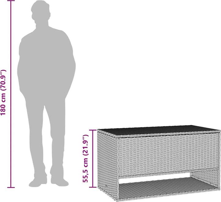 Actual product image vidaXL Kissenbox