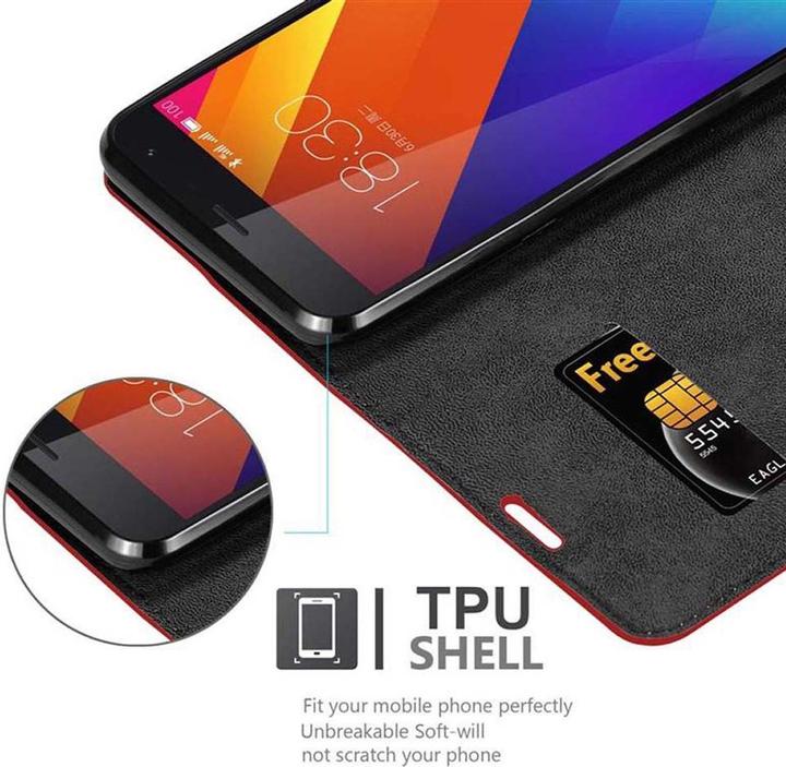 Actual product image Cadorabo Book Invisible Magnet Cover (Meizu MX5)