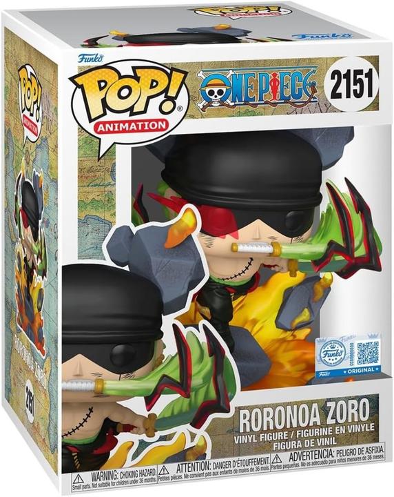 Funko POP! Premium One Piece Roronoa Zoro (King of Hell) Exclusive