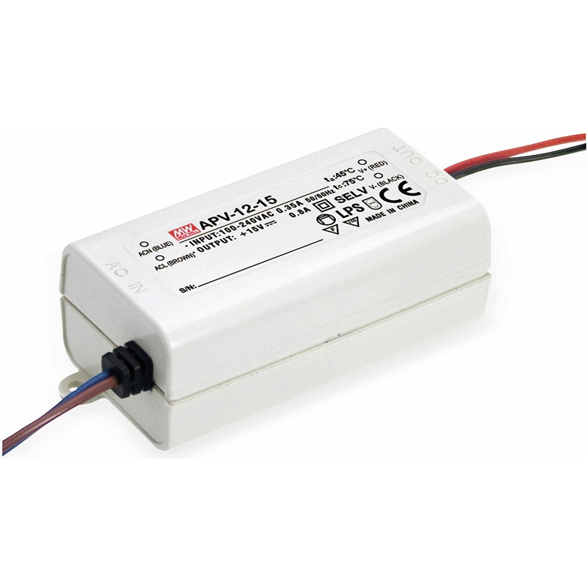 MeanWell MEAN WELL Schaltnetzteil APV-12-24, 24 V-/0,5 A, Labornetzgerät