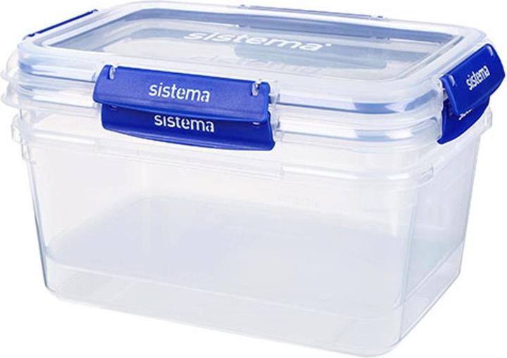 Actual product image Sistema Rectangle Klip It Plus 2 Pack 3.35 L (3.35 l)