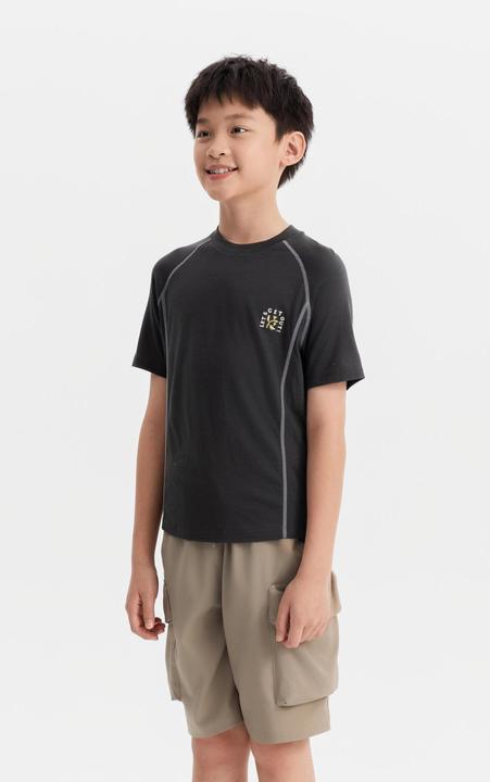 Produktbild Quechua Wander-T-Shirt Kinder Merino - MH900 grau (152)