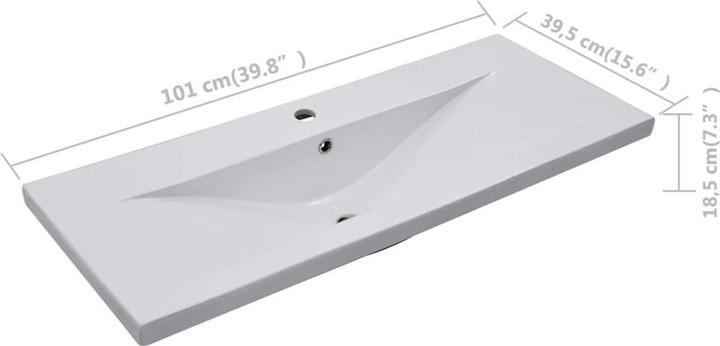 Actual product image VidaXL Kaitlynn (395 mm, 1010 mm)