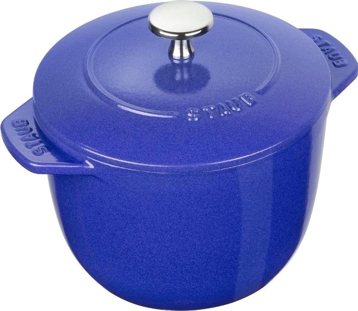 Produktbild Staub Runder Topf 3 ltr blau (20 cm, Kochtopf, Gusseisen)