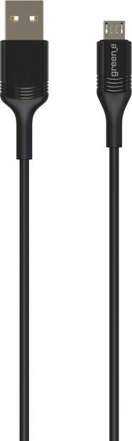 Image du produit Green_e Câble Micro USB vers USB - Noir- 1,20m (1.20 m, USB 2.0, 12 W)