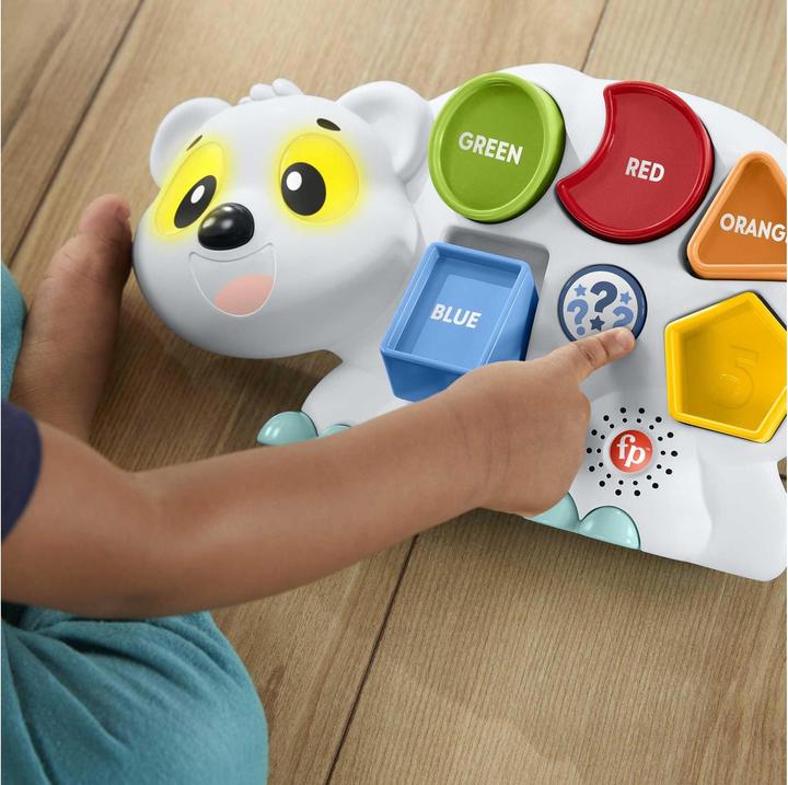 Produktbild Fisher-Price BlinkiLinkis Formen Eisbär, Kleinkinderspielzeug, deutsche Ausgabe (Deutsch)