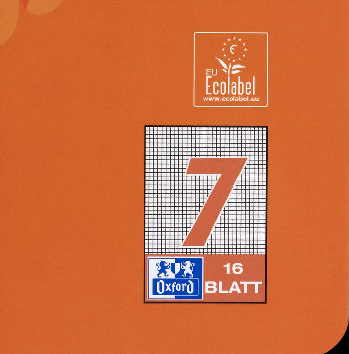 Produktbild Oxford Schulheft, A4, Lineatur 7 (A4, Kariert, Weicher Einband)
