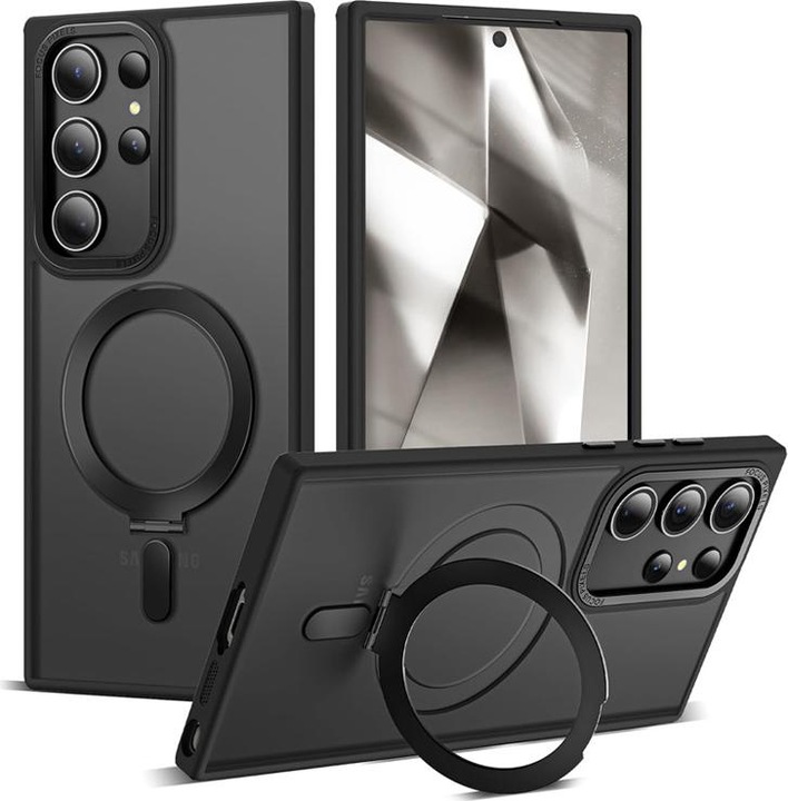 Produktbild RPD Galaxy S25 Ultra - Magsafe Stand Etui Schwarz (Samsung Galaxy S25 Ultra)