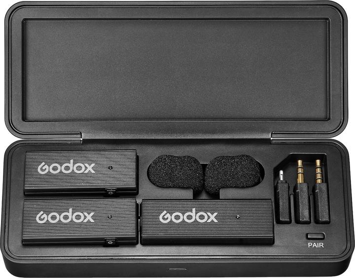 Actual product image Godox MoveLink Mini LT Kit2 2.4GHz Wireless Microphone System