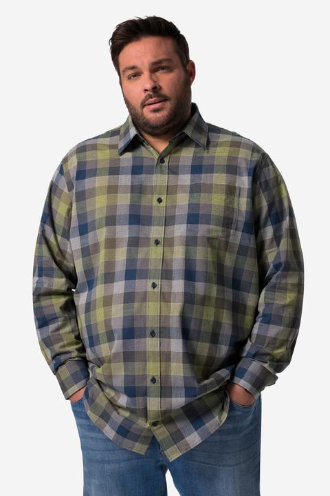 Immagine prodotto Men+ Karohemd, Langarm, Kentkragen, Comfort Fit (7XL)