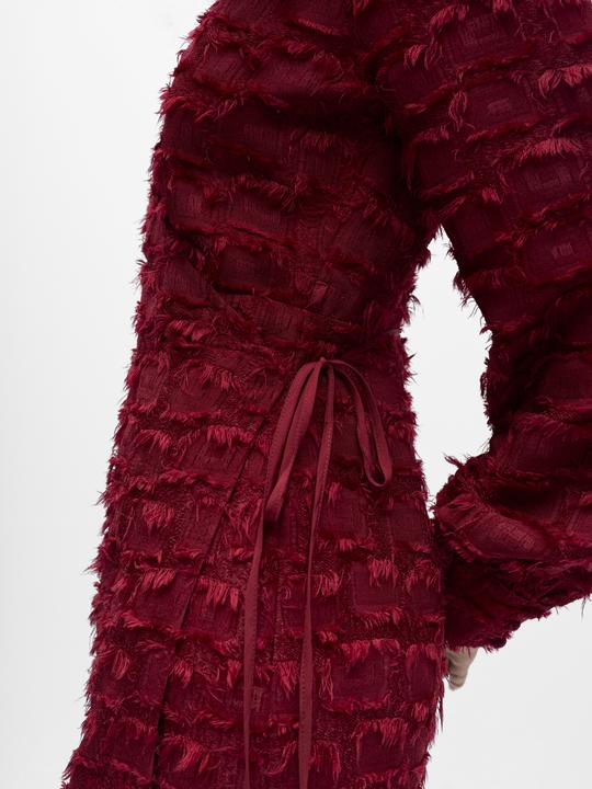 Image du produit Object Textured Kleid mit V-Ausschnitt (36)