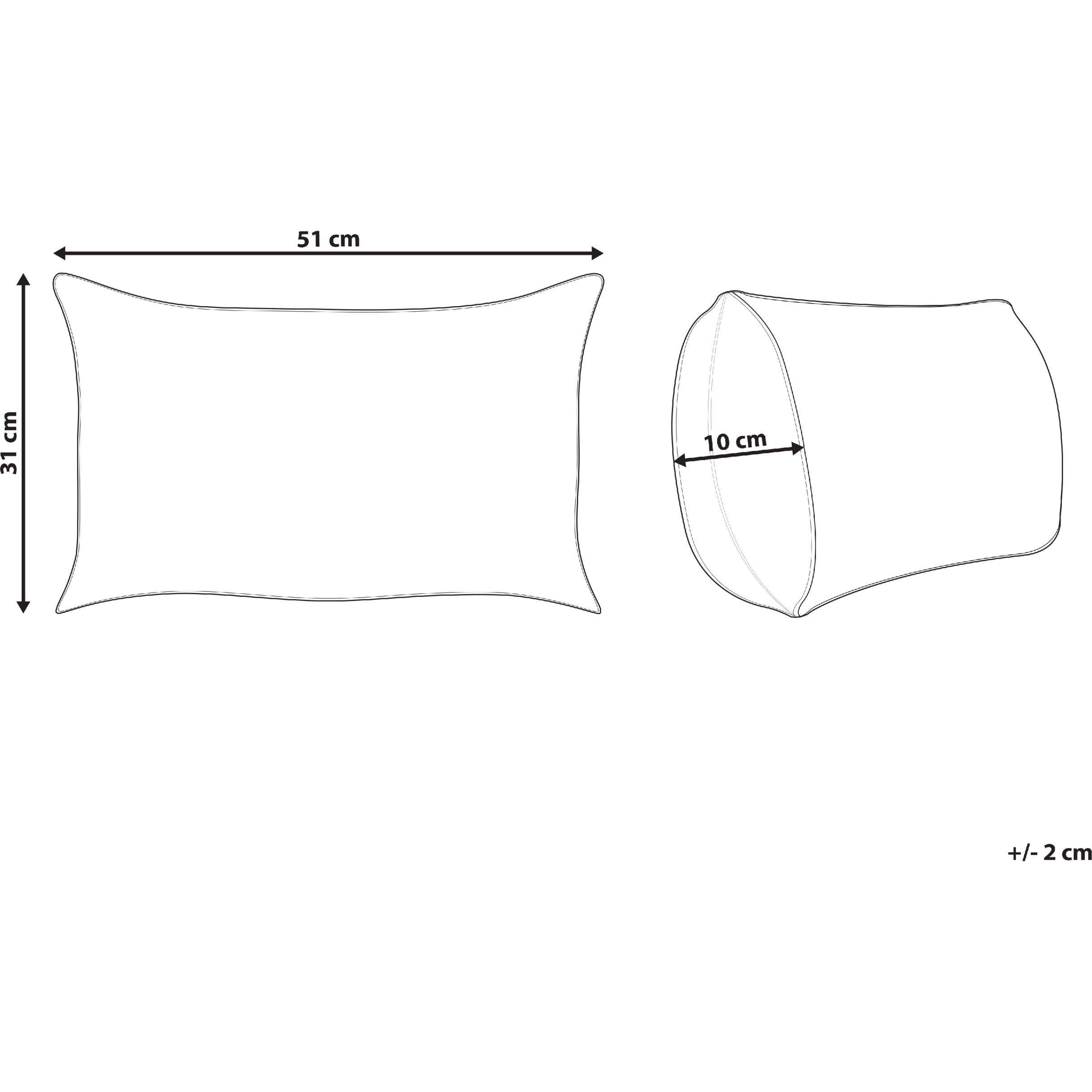 Thumbnail - Beliani, Dekokissen, Beel (30 x 50 cm)