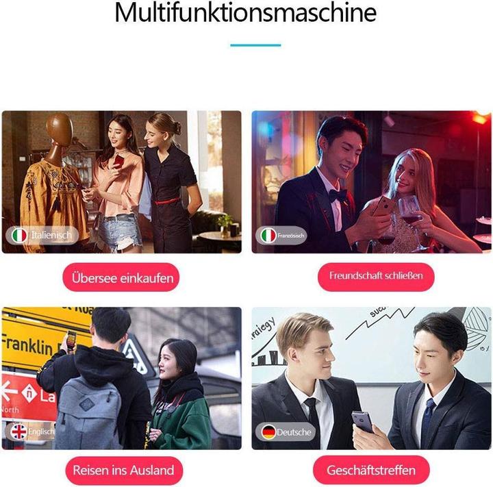 Actual product image Deltalabs Smart Translator, Bluetooth Sprachübersetzer, 41 Sprachen, iOS/Android