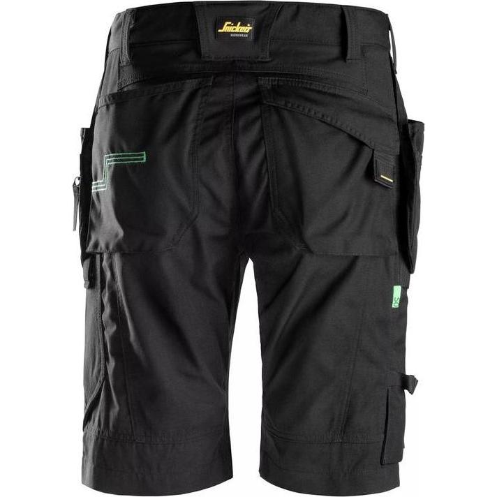 Hultafors, Arbeitshose, Snickers shorts med hylsterlommer, 6904 FlexiWork sort, str. 52 (52)