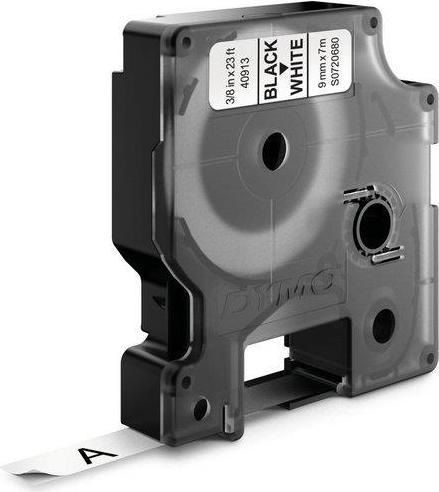 Produktbild Dymo Tape D1 Black On White 9mmx7m (0.90 cm, Schwarz, Weiss)