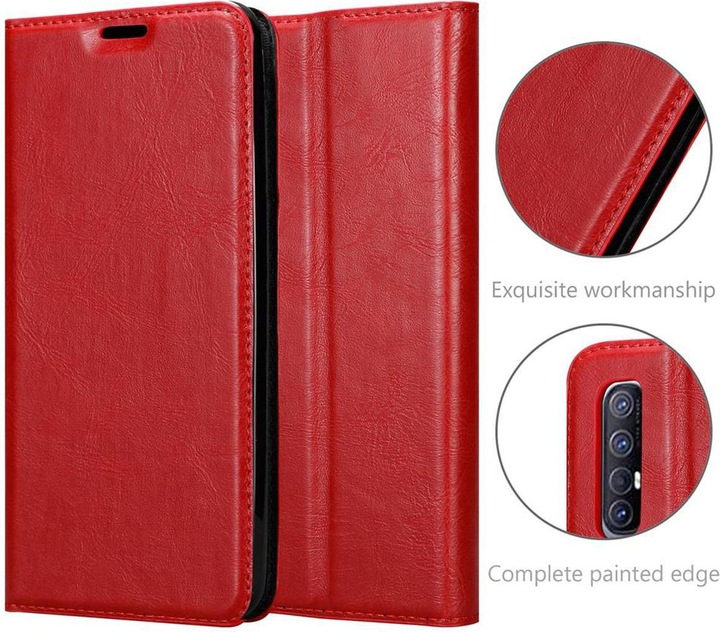 Actual product image Cadorabo Book Invisible Magnet Cover (Oppo Find X2 Pro)