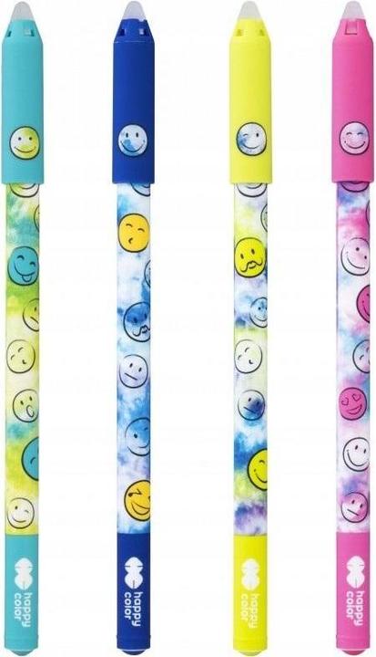 GDD Smile löschbarer Stift 0,5 mm blau. (12 Stück) (Blau, 12x)