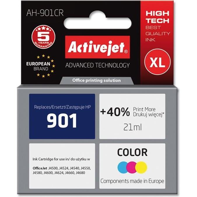 Activejet, Druckerpatrone, AH-C56 Premium version - 21 ml - mit hoher Kapazität - Farbe (Cyan, Magenta, Gel (M, Y, C)