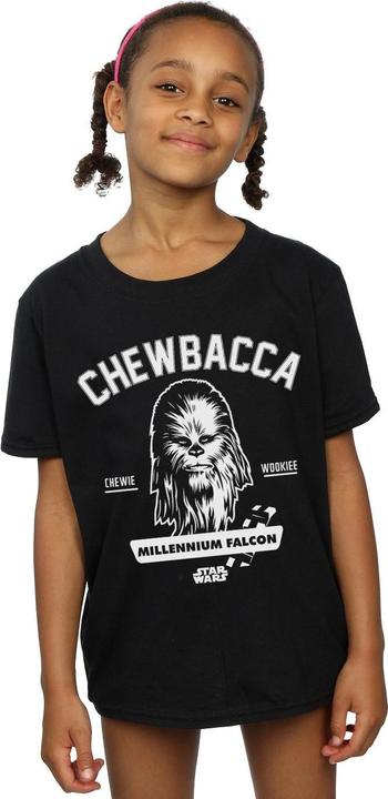 Immagine prodotto Star Wars Collegiate Maglietta Chewbacca Ragazze (140, 146)